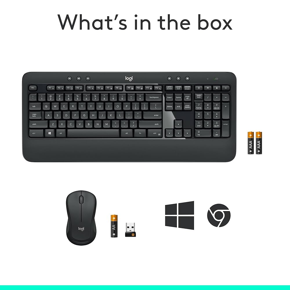 Logitech MK540 ワイヤレスキーボードとマウスセット　4個 Amazon.com: Logitech MK540 Advanced - Keyboard and mouse set